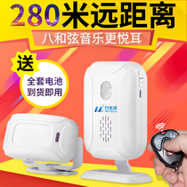 Wanbao Ze split hello Welcome to the electronic welcome device Wireless infrared door shop induction doorbell