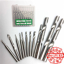 SaiTool single-edged milling cutter 3 175 spiral 6mm tungsten steel advertising computer engraving machine tool 4 Acrylic PVC