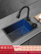Nano-embossed Kitchen Sink Small Size Wash Basin 단일 탱크 좁은 긴 측면 장착 식기 세척기 바 미니 풀 Nano-embossed Kitchen Sink Small Size Wash Basin 단일 탱크 좁은 긴 측면 장착 식기 세척기 바 미니 풀