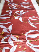 Pure cotton new printed strip tencel knife edge cloth handmade splicing bed with bedding linen cover called catty 2