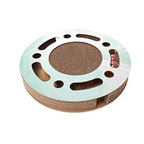 Cat scratching board abrasion resistant cat toy cat claw disc teasing cat stick grinding claw themeber corrugated cardboard cat claw plate durable kitty supplies