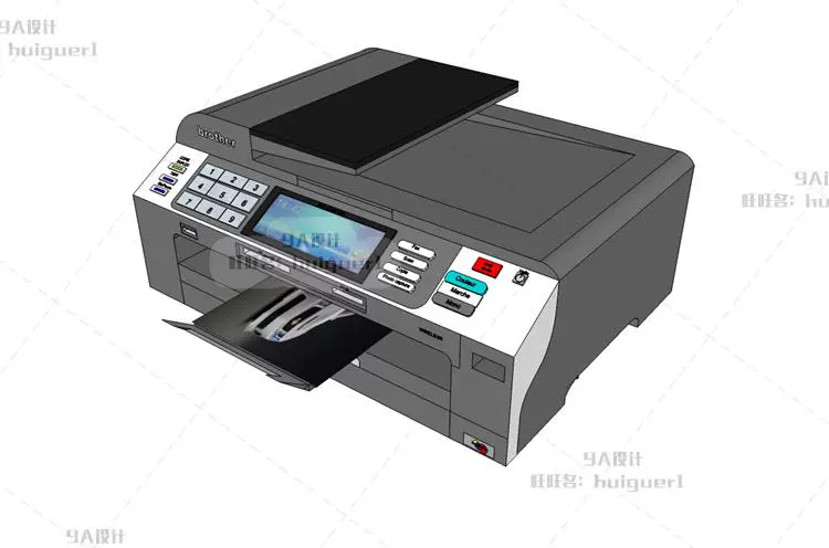 Văn phòng đánh máy cơ sở sao chép cửa hàng thiết bị máy in máy photocopy lớn tất cả trong một máy phác thảo tổng thể mô hình SU - Thiết bị sân khấu