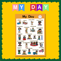 my day English poster daily life Common phrases