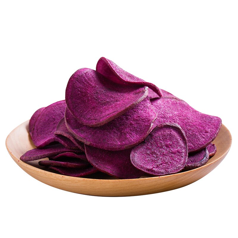 山妞紫薯片40g*2袋 脱水果蔬脆非油炸紫薯脆片果蔬地瓜干零食包邮