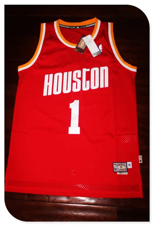 【现货】全新 nba 麦迪 火箭 番茄炒蛋  复古 sw 球衣