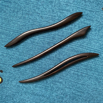 Wooden hairpin Ancient style sandalwood simple hair ornament Ancient dish hair wild simple ancient costume Everyday modern Hanfu headdress