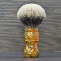 Imperial Poetry Nebula series Emperor glazed shaving brush special road silver tip black badger hair beard brush shaving soap bubble brush