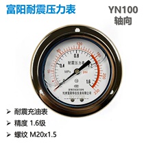 Huayi pressure gauge YN100ZT earthquake-resistant pressure gauge Seismic pressure gauge Hydraulic hydraulic axial high-precision oil filling