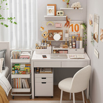 Desktop girls with table bedrooms Simple rental house Makeup table computer table one white learning table