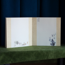 Art corridor space art creative sign-in book Chinese style cotton and linen sign-in book activity leader signature