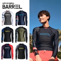 South Korea BARREL mens summer long sleeve sunscreen surf clothes outdoor speed dry diving swimming star co-stars