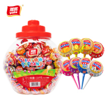 Yake COCO Lollipop 1134g net red childrens fruit flavor canned whole box wholesale candy gift snacks