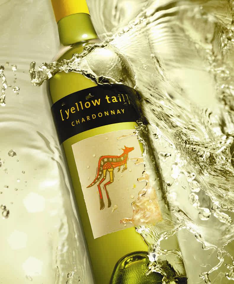 yellow tail 澳洲进口红酒黄尾袋鼠霞多丽葡萄酒750ml