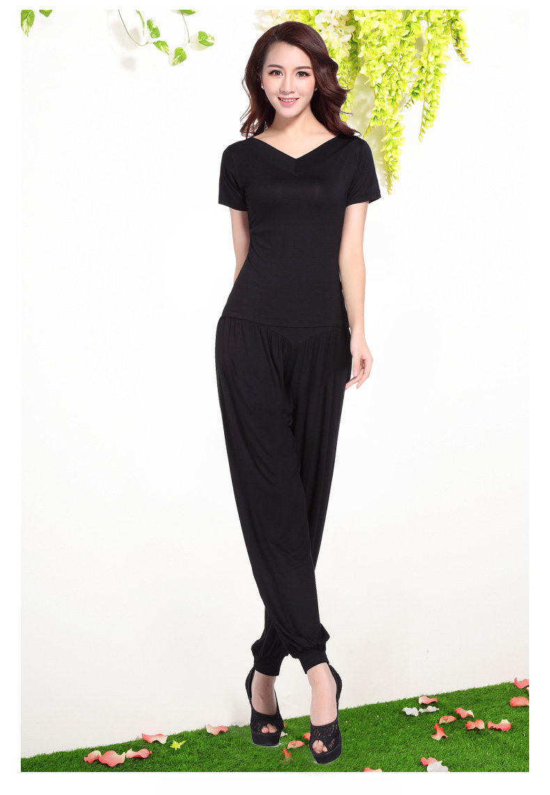 广场舞服装新款套装2016春夏中老年舞蹈跳舞衣服成人女练功服短袖