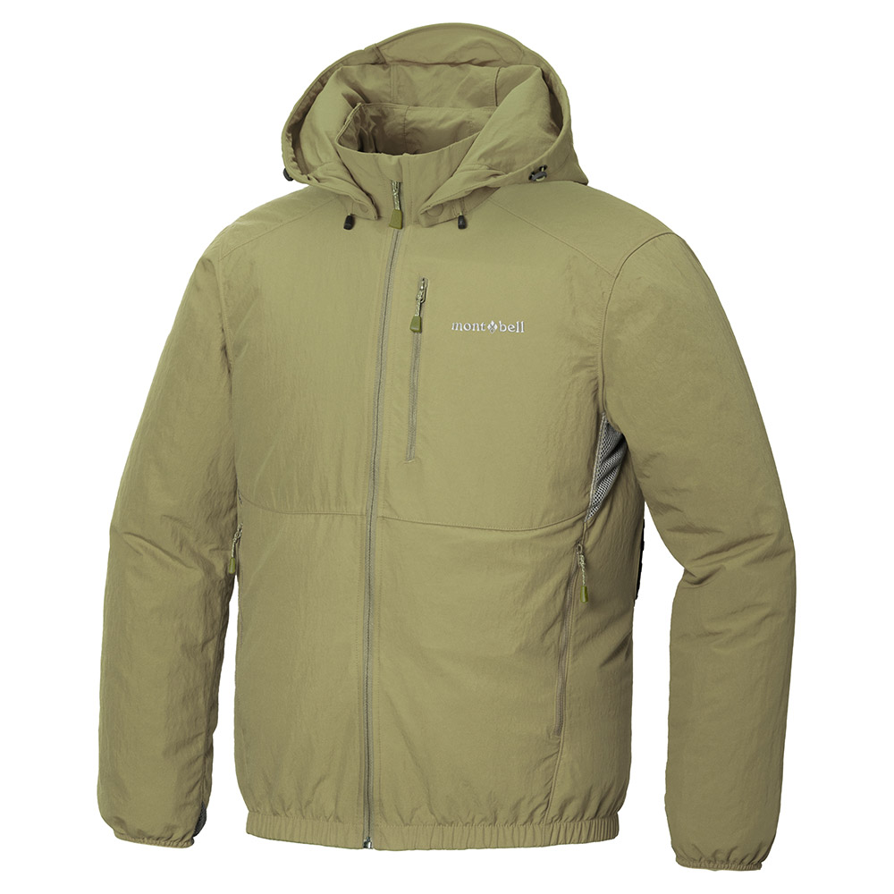 日本代购montbell空调外套户外徒步空调外衣男女款1132260 浅灰色