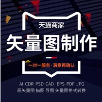 Vector illustration production flat poster design on behalf of ps picture ai hook pattern cdr on behalf of painting to high-definition picture modification