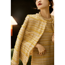 の笑家 autumn and winter heavy luxury product CHIC can be sweet and salt import limited supply of fluffy tweed fragrance set