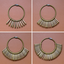 Key plate ring buckle opening ring Vintage copper key ring Landlord warehouse key storage management string