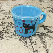 With lid 150ML baby children drinking water cup baby brushing mouth rinse Cup toddler with handle learning Cup anti drop