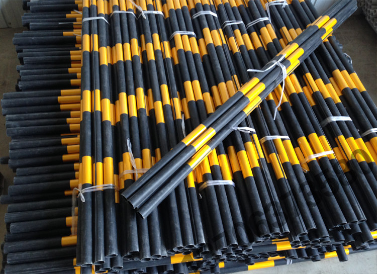 电力电信电线杆拉线护套 黑黄电力拉线保护套 pvc警示管