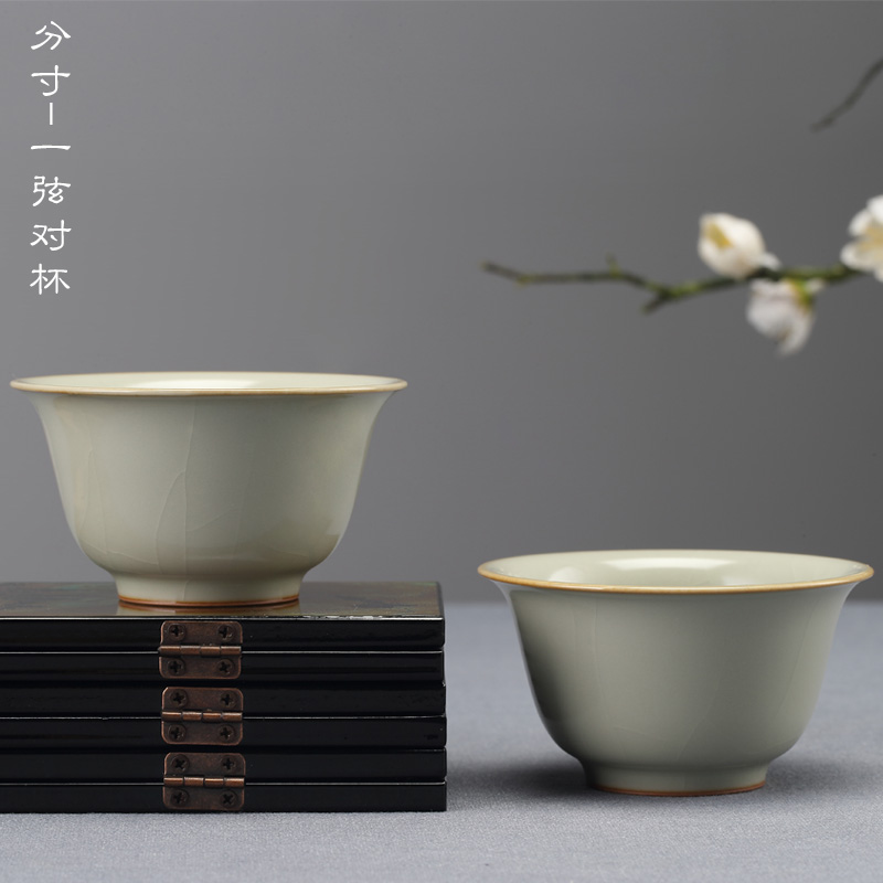 Jingdezhen measured your up with Chinese style household checking ceramic cups kung fu tea set personal master CPU open for