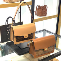 France 2021 leather print small square bag shoulder cross-over portable flap retro simple pet bag