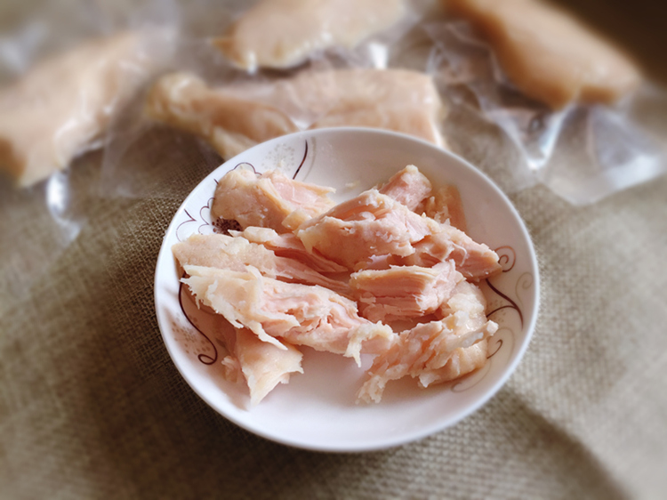 白水蒸煮鸡胸肉鱼肉鸭肉真空包装宠物猫狗营养零食50包三口味包邮