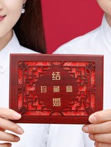 Newlywed home life craft gift wedding supplies creative wedding certificate set collection box wedding gift practical