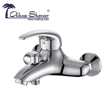 Aihua all-copper chrome-plated bathtub shower Shower shower single in-wall triple shower hot and cold water faucet AH2046