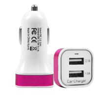 Mobile phone car charger 2 1A dual USB power supply One for two universal universal charger