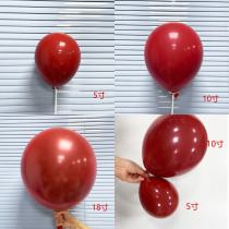 Double Layer Thickened Gem Red Pomegranate Red Balloon Creative Birthday Party Wedding Wedding Balloon Decoration