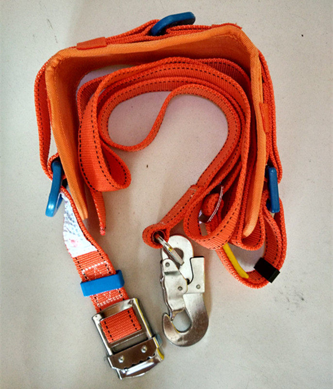 加厚双控电工安全带围杆安全带高空施工作业双保险安全带