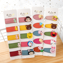 Korean girl Net red headgear clip cute side bangs hairclip hair accessories top clip hair clip bbclip broken hair clip