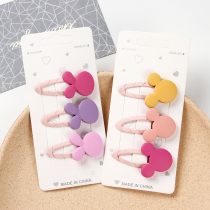 Korean version of the vitality girl Mickey hairclip simple wind temperament fairy headdress Mori female line Liu Haijia clip edge clip head jewelry