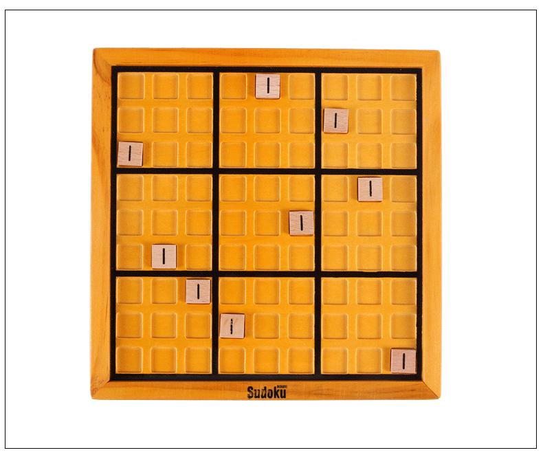 九宫格木制数独棋数独游戏儿童数字游戏大脑开发益智力玩具桌游