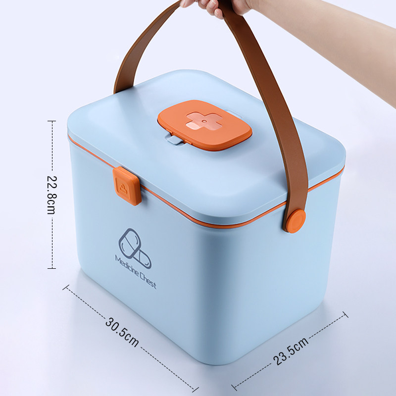 good helper medicine box household extra large medicine storage box medical full set of emergency large-capacity family medicine box
