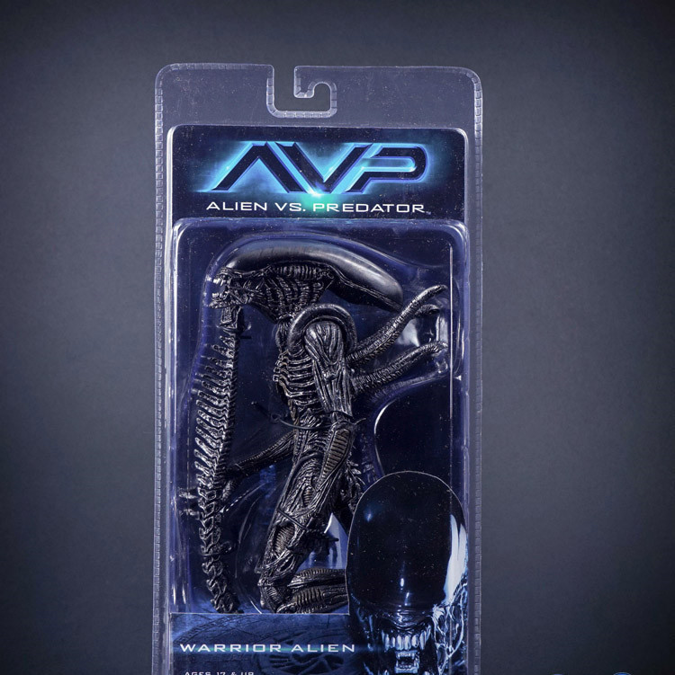 neca51600绿格子avpaliens第7波透明战斗异形大战铁血战士_7折现价98