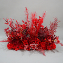 New Wedding Flower Platoon Road Leading Flower Row Background Flower Platoon Ttai Road Leading Flower Hotel Arrangement Floral Road Leading Row Flowers