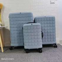 Export UK foreign trade it trolley case pure blue fog 20 inch boarding retro Net red suitcase cute and light