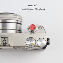 Camera shutter button sticker Sony ZV1 black card RX100M7M5a6000a6400A7M3 solid wood button