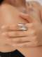 Design sense niche ring for women and couples best friend punk style titanium steel stainless steel jewelry personalized fashion jewelry Design sense niche ring for women and couples best friend punk style titanium steel stainless steel jewelry personalized fashion jewelry