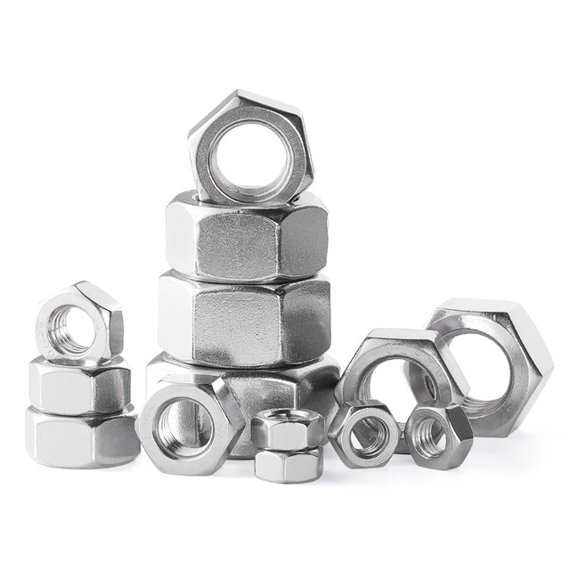 304 stainless steel hexagonal nut screw 316 nut screw cap collection M2M3M4M5M6M8M10M12-M30