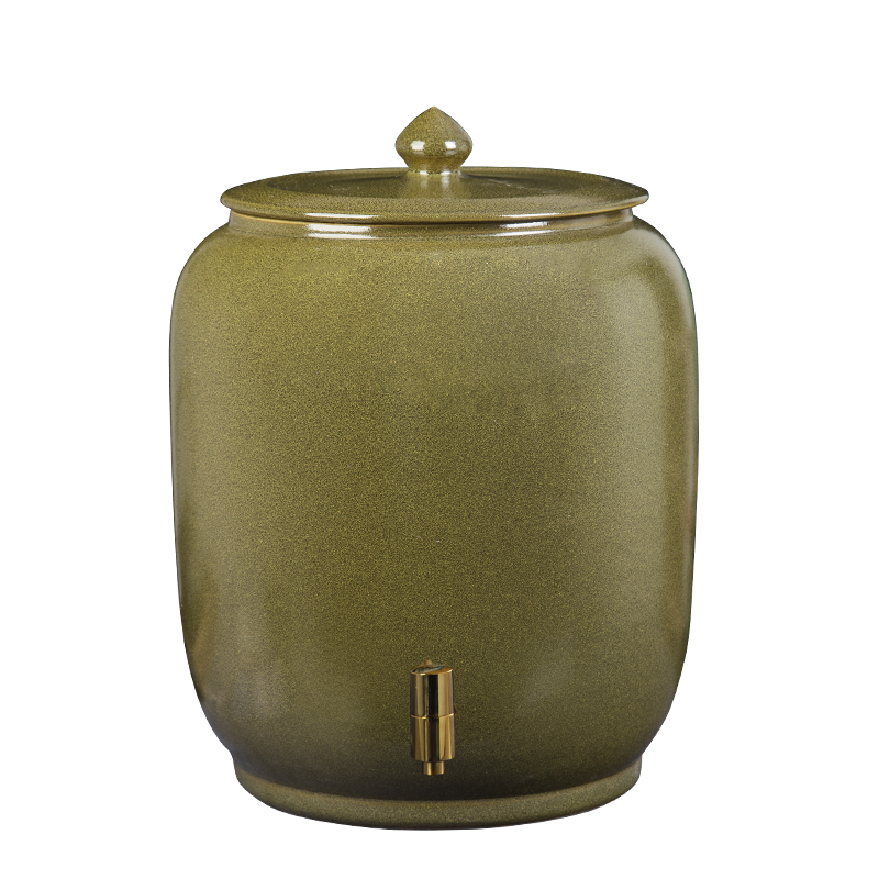 Jingdezhen ceramic tank jars make it home brewing liquor jar cylinder 20 jins 30 jins of 50 pounds with cover