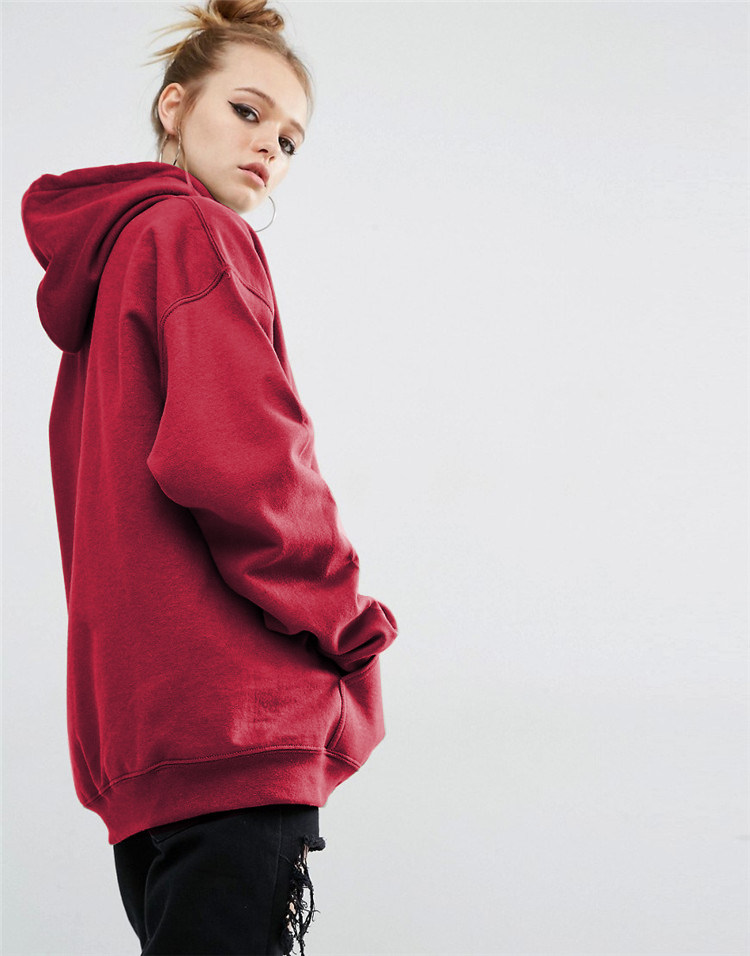 2016 欧美秋冬女装新款 蝙蝠袖 宽松连帽卫衣(薄款)