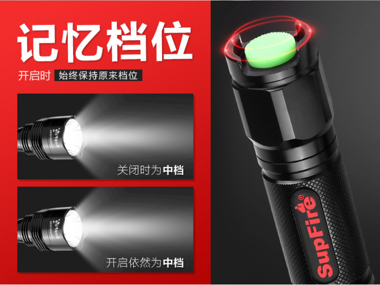 Ручной фонарик SupFire X8 T6-L2led SupFire Ручной фонарик SupFire X8 T6-L2led SupFire