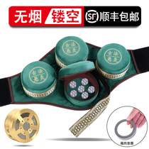 Hollow hanging moxibustion smoke-free thick pure copper moxibustion box Warm moxibustion box Portable moxibustion moxibustion wormwood wormwood column to wet the cold and warm palace