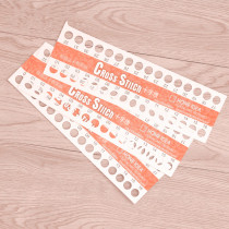 Cross stitch threading board Embroidery Embroidery winding board Embroidery finishing special winding hard cardboard hanging board