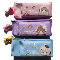Simple hanging for primary and secondary school students Pen-Bag Pen Curtain Pencil Case Pencil Bag student stationery bag containing box