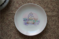 2021 export original D creative ceramic tableware cartoon baby dessert fruit cake snack small dish dish