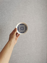 Creative household snack dish glass lid taste saucer bone saucer teacup saucer saucer teacup saucer Cup snack dish single shot not shipped